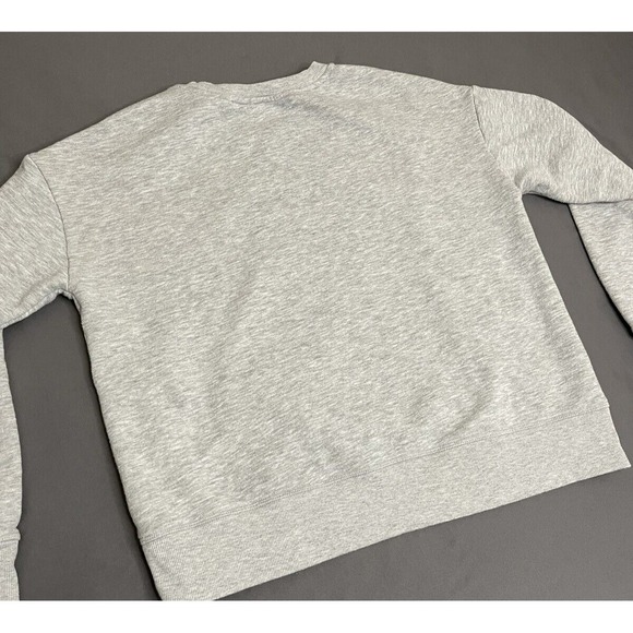 Reebok Sweater Womens Medium Gray Outdoors Sweatshirt Logo - Picture 6 of 11